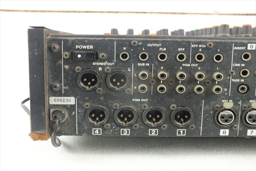 ☆ TASCAM タスカム M-208 ミキサー 中古 現状品 240407A5179の画像9