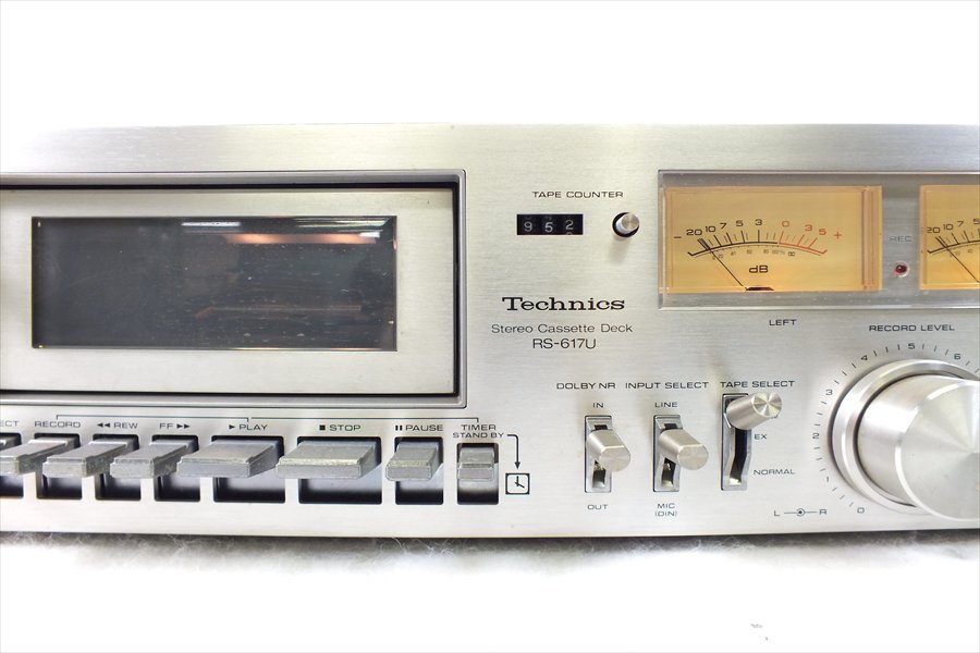 ◇ Technics テクニクス RS-617U カセットデッキ 中古 240208R7256の画像3