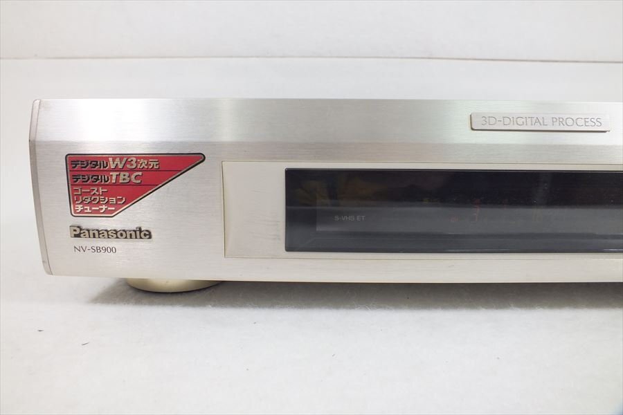 □ Panasonic パナソニック NV-SB900 S-VHSビデオデッキ 中古 240406G6348の画像4