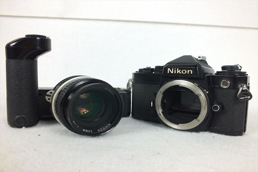 ★ Nikon ニコン FE フィルム一眼レフ NIKKOR 50mm 1:1.8 中古 240401B2265_画像1