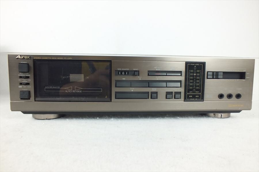 ★ Aurex オーレックス PC-500R カセットデッキ 中古 現状品 240401Y8169の画像1