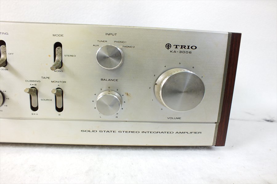 ◇ TRIO トリオ KA-3006 アンプ 中古 現状品 240208T3037_画像5