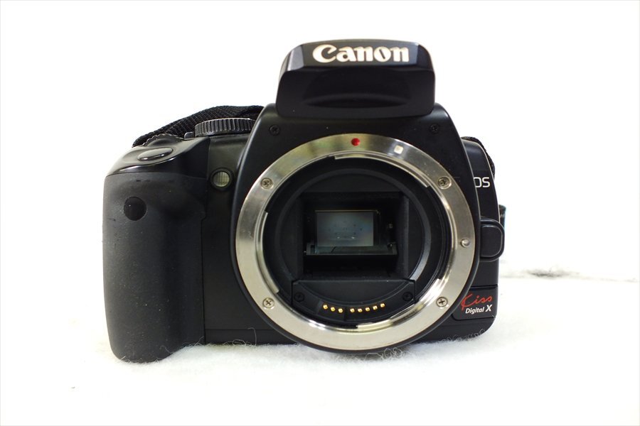 ◇ Canon キャノン EOSkiss Digital X デジタル一眼レフ EF-S 18-55mm 1:3.5-5.6II USM 中古 現状品 240308R7230A_画像4