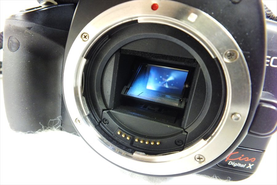 ◇ Canon キャノン EOSkiss Digital X デジタル一眼レフ EF-S 18-55mm 1:3.5-5.6II USM 中古 現状品 240308R7230A_画像7