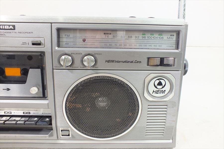 □ TOSHIBA 東芝 RT-2580L ラジカセ 中古 240406H2285の画像4