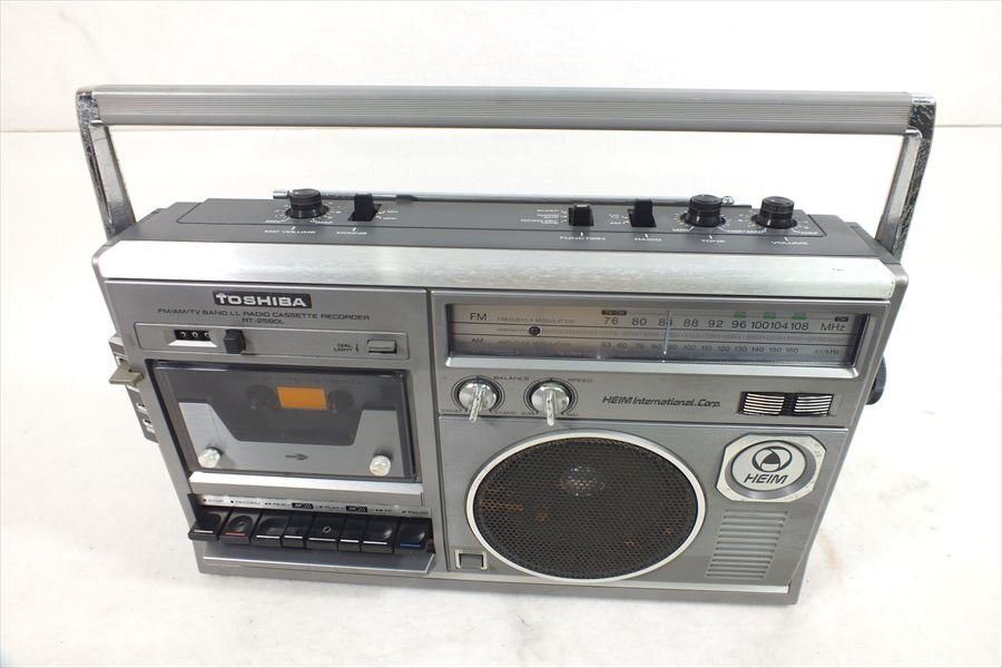 □ TOSHIBA 東芝 RT-2580L ラジカセ 中古 240406H2285の画像1