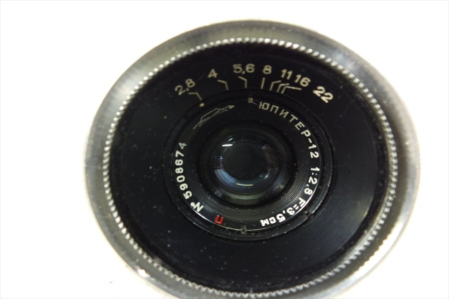 ◇ XnNTEP-12 レンズ 2.8 3.5cm ロシア製 中古 現状品 240408T3137の画像2