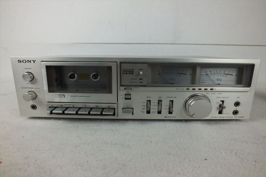 ★ SONY ソニー TC-K45M カセットデッキ 中古 現状品 240401Y8192の画像1