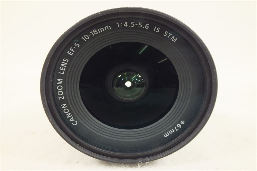 □ Canon キャノン EF-S 10-18mm 1:4.5-5.6 IS STM レンズ 中古 現状品 240406G6388_画像3
