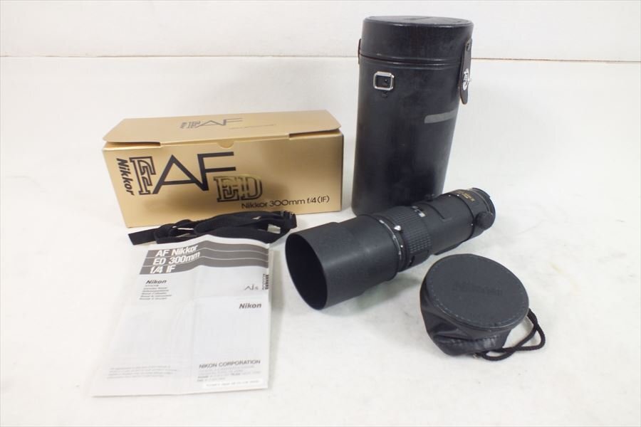 □ Nikon ニコン レンズ AF NIKKOR 300mm 1:4 シャッター切れOK 中古 現状品 240406G6459_画像1