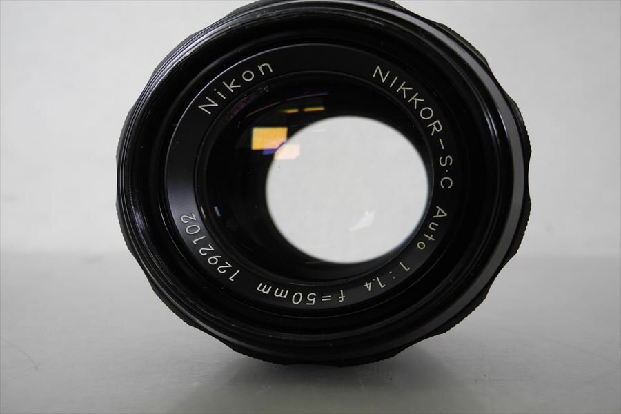 ▼ Nikon ニコン レンズ NIKKOR-SC Auto 1:1.4 f=50mm 中古 現状品 240405H3163の画像2