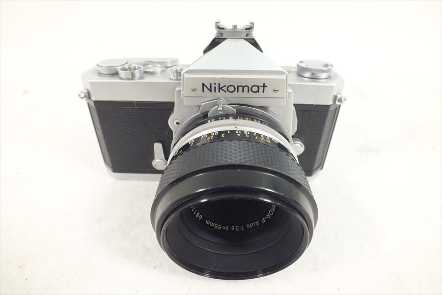 □ Nikon ニコン Nikomat FT フィルム一眼レフ Micro-NIKKOR-P Auto 1:3.5 f=55mm 中古 現状品 240406H2262の画像2