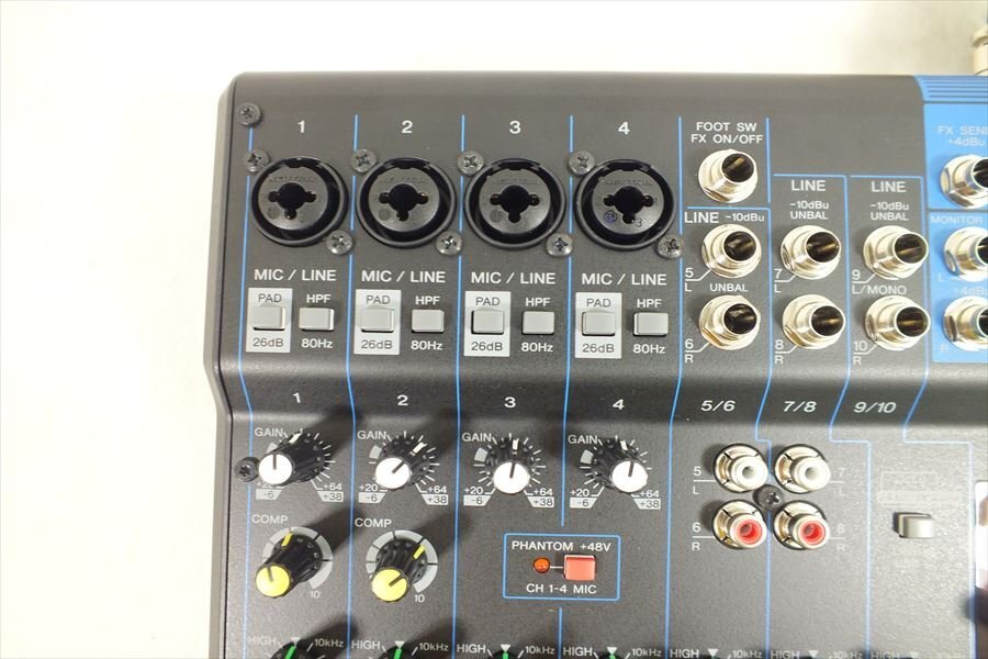 * YAMAHA Yamaha MG10XU mixer sound out verification settled used present condition goods 240406H2393