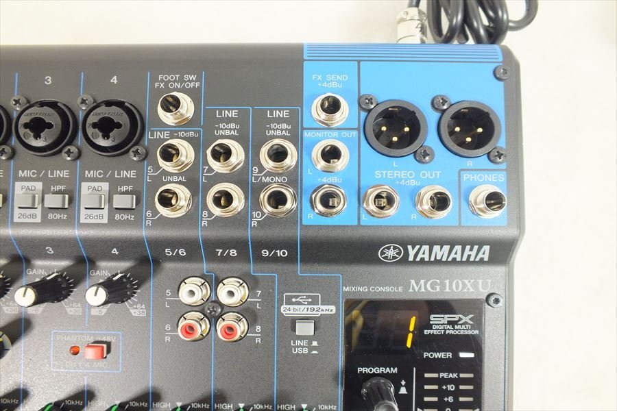* YAMAHA Yamaha MG10XU mixer sound out verification settled used present condition goods 240406H2393