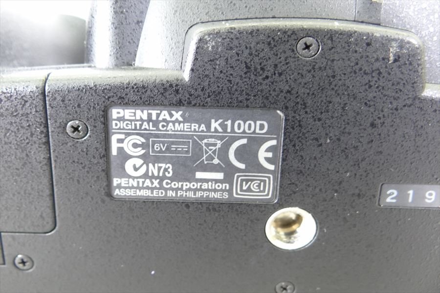 ▼PENTAX ペンタックス K100D デジタルカメラ DA 3.5-5.6 18-55ｍｍ AL 中古 現状品 240305K2091の画像8