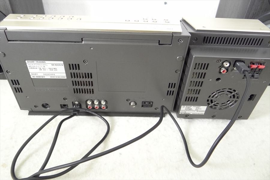 ▼ SHARP シャープ SD-NX20-N 1ビットデジタルシステム 中古 240305K2449の画像5