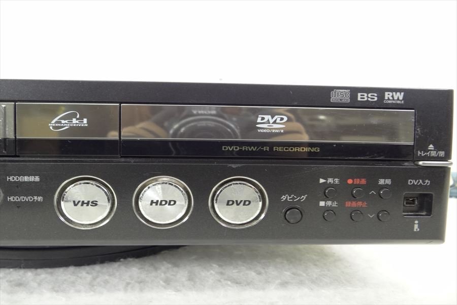 ▼ SHARP シャープ DV-TR14 VHS/DVDプレイヤー 動作確認済 中古 240405H3293の画像5