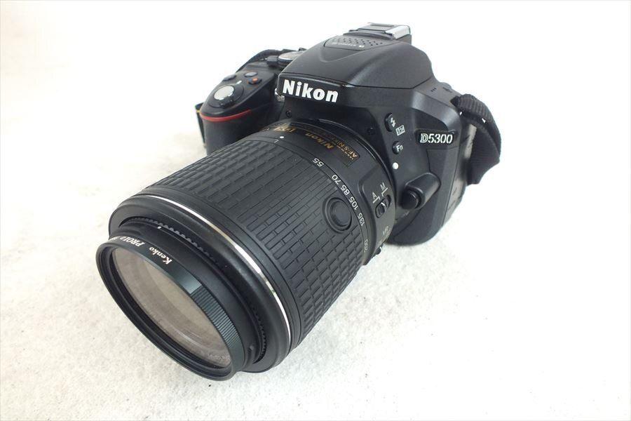 ☆ Nikon ニコン D5300 デジタル一眼レフ 18-55mm 55-200mm 中古 現状品 240307B9001_画像2