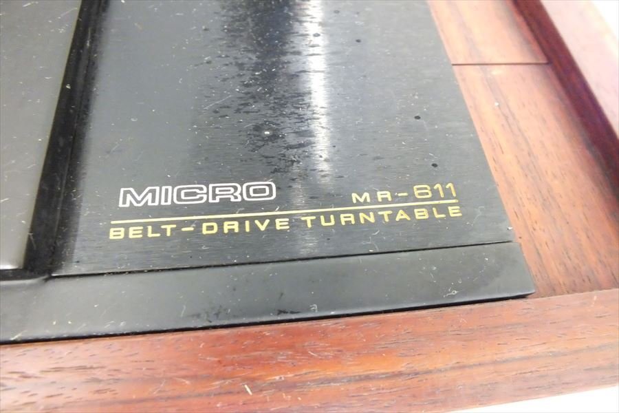 * MICRO micro . machine MR-611 turntable used present condition goods 240409G3867