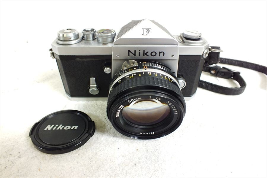 ◇ Nikon ニコン F アイレベル フィルム一眼レフ 50mm 1:1.4 中古 現状品 240408T3297の画像1