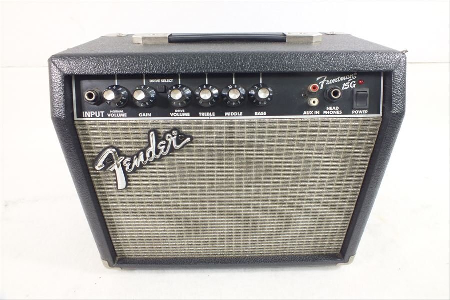 □ Fender フェンダー frontman 15G アンプ 中古 現状品 240406H2414_画像1