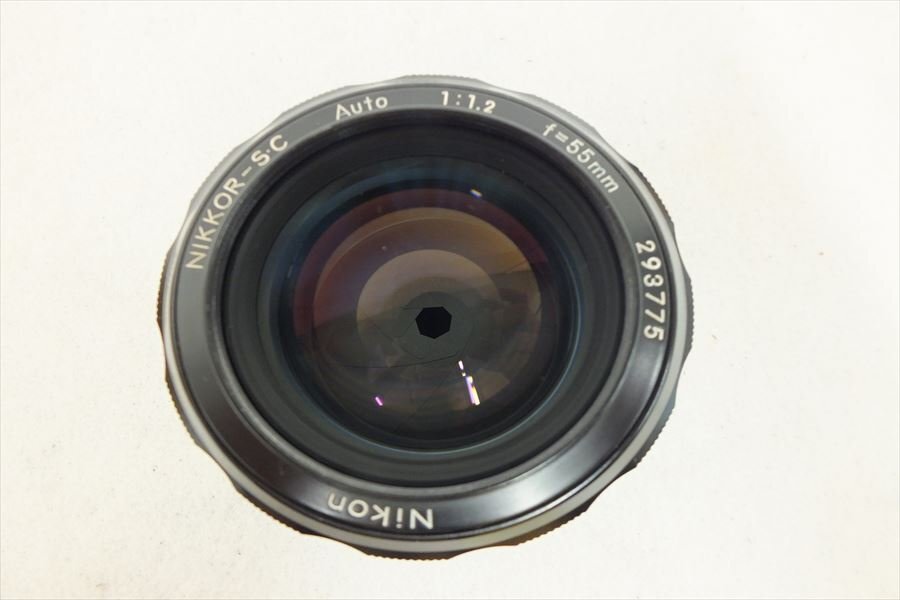 ◆ Nikon ニコン NIKKOR-S.C レンズ NIKKOR-SC Auto 1:1.2 f=55mm 中古 240309A1431の画像2