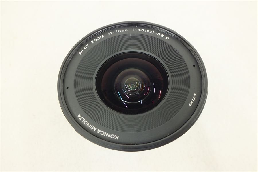 ◆ KONICA MINOLTA コニカ ミノルタ AFDT レンズ 11-18mm 4.5-5.6 D 中古 現状品 240409M5670の画像2