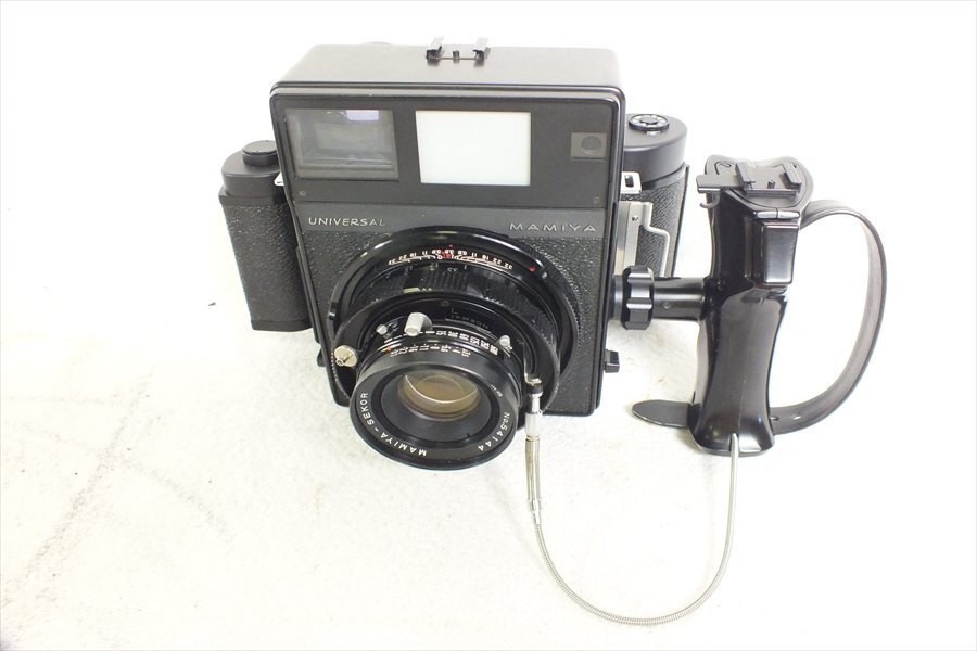 ◇ Mamiya マミヤ UNIVERSAL BLACK 中判カメラ MIMIYA-SEKOR 1:3.5 f=100mm 中古 240408T3029