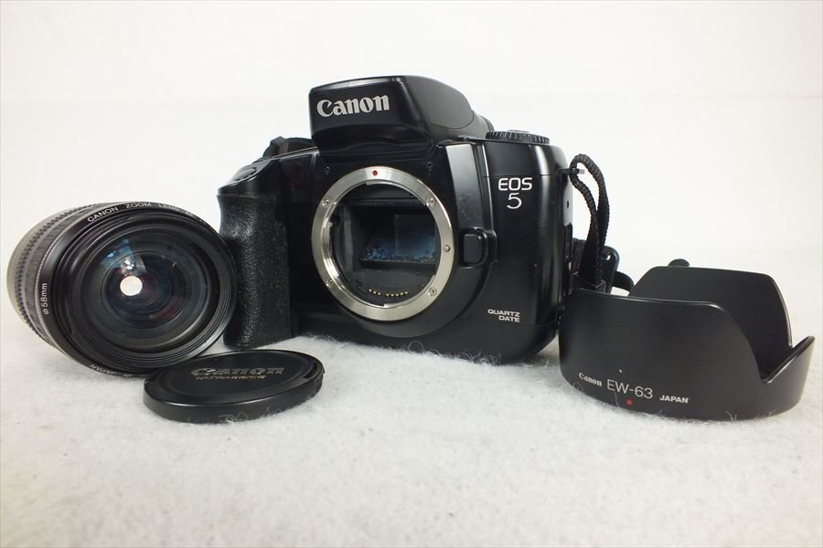 ★ Canon キャノン EOS5 フィルム一眼レフ EF 28-105mm 1:3.5-4.5 中古 現状品 240401N3410の画像1
