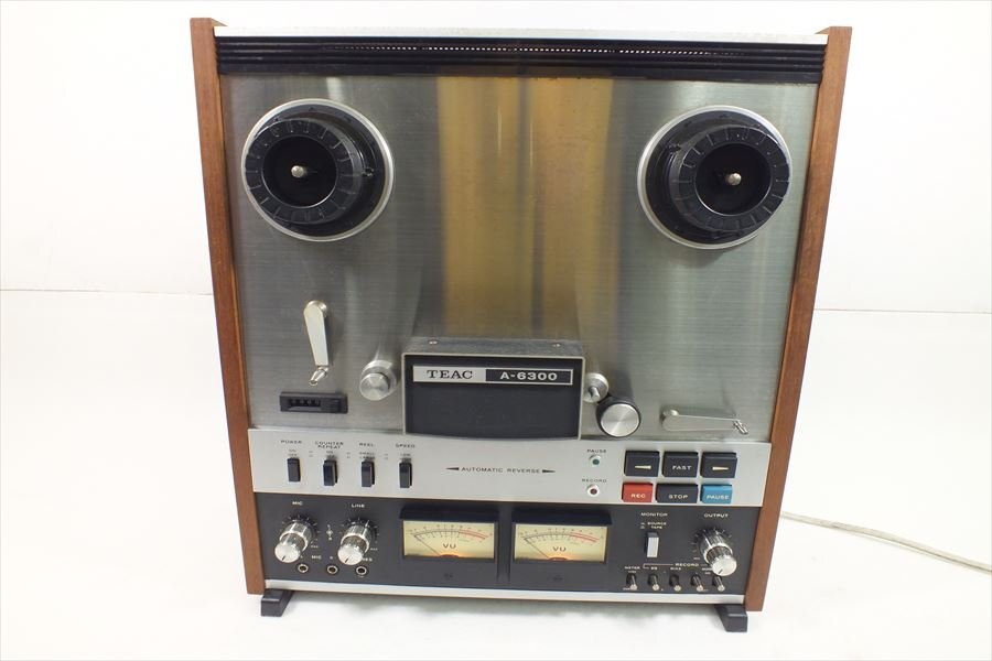 □ TEAC ティアック A-6300 オープンリールデッキ 中古 現状品 240406H2157_画像2