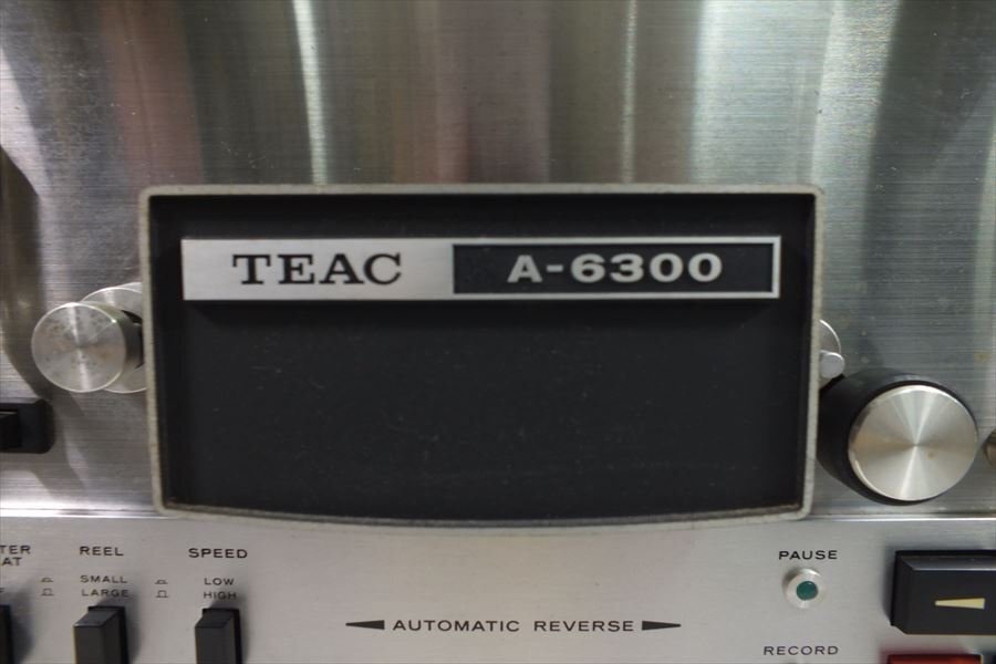 □ TEAC ティアック A-6300 オープンリールデッキ 中古 現状品 240406H2157_画像4