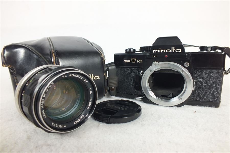 ★ MINOLTA ミノルタ SRT101 フィルム一眼レフ 1.4 58mm 中古現状品 240301A6099の画像1