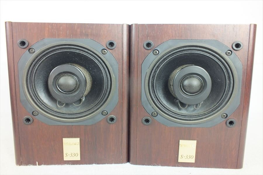 ★ TEAC ティアック S-330 スピーカー 音出し確認済 中古現状品 240401C4078_画像2