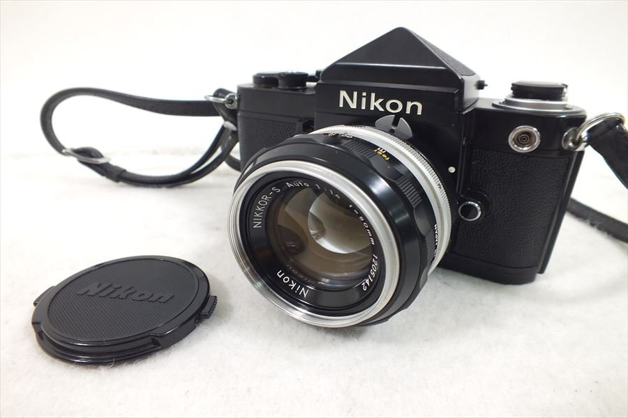 □ Nikon ニコン F2 フィルム一眼レフ NIKKOR-S AUTO 1:1.4 50mm 中古 現状品 240406H2454の画像1