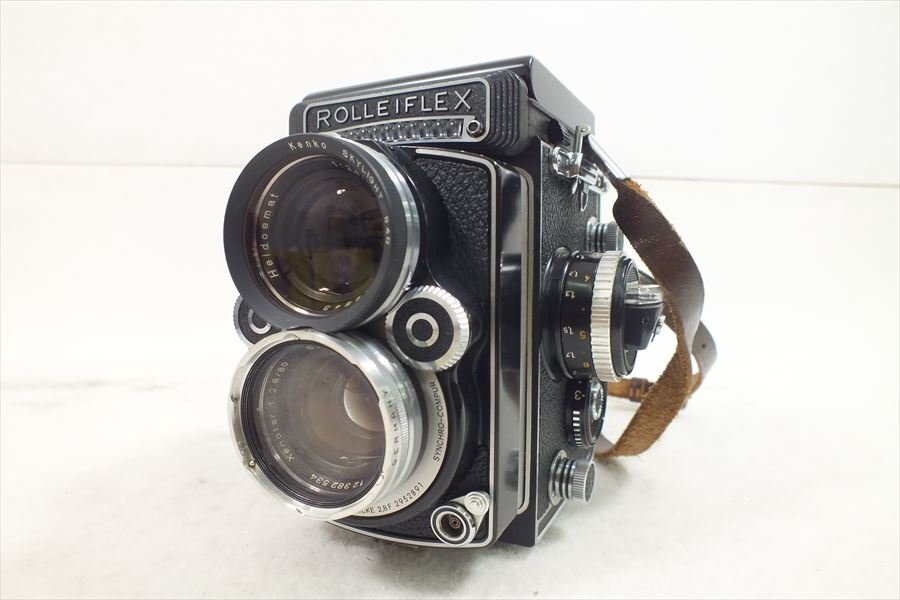 □ Rollei ローライ Rolleiflex 2.8F 二眼レフカメラ 2.8/80 中古 現状品 240406G6484