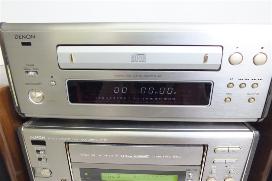 ◇ DENON デノン DRR-7.5E PMA-6.5L DCD-6.5L SC-718 システムコンポ 中古 現状品 240408T3270_画像3