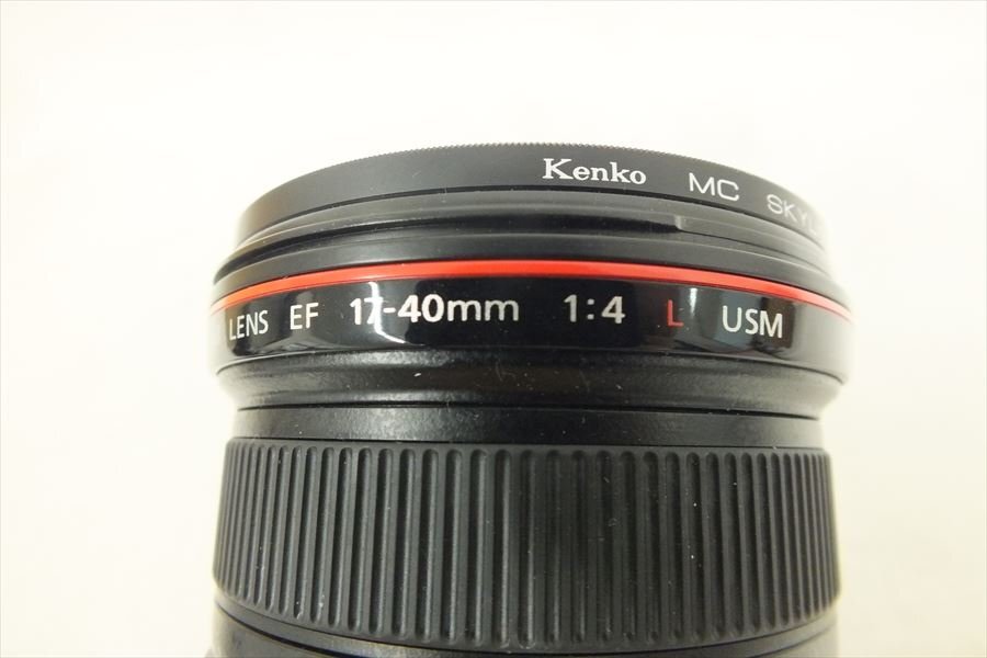 ◆ Canon キャノン EF 17-40mm 1:4L レンズ 現状品 中古 240409M5668Aの画像6