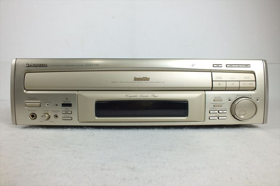 ★ PIONEER パイオニア CLD-737 レーザーディスクプレイヤー 中古 現状品 240301B2371_画像2