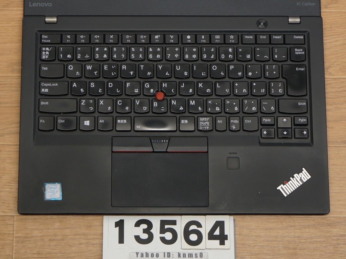 #13564 即決 lenovo ThinkPad X1 Carbon ● FHD/Core i7/Win10_画像2