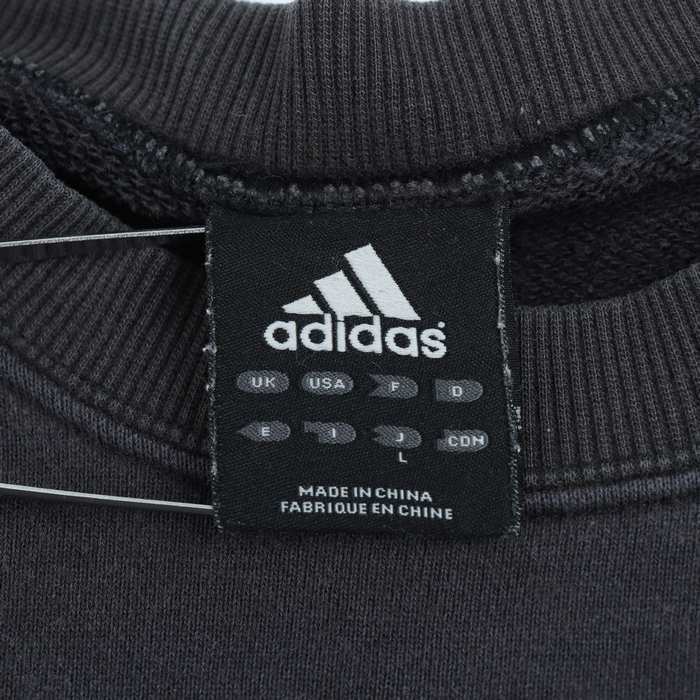 アディダス 長袖スウェット スエット トレーナー スポーツウエア TA メンズ Lサイズ ブラック adidas_画像3