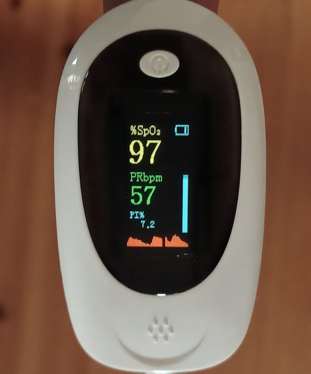 デジタル酸素飽和度メーター パルスナビ 血中酸素濃度計 SPO2測定器 家庭用 介護 指先 酸素濃度計 登山 脈拍計 新品