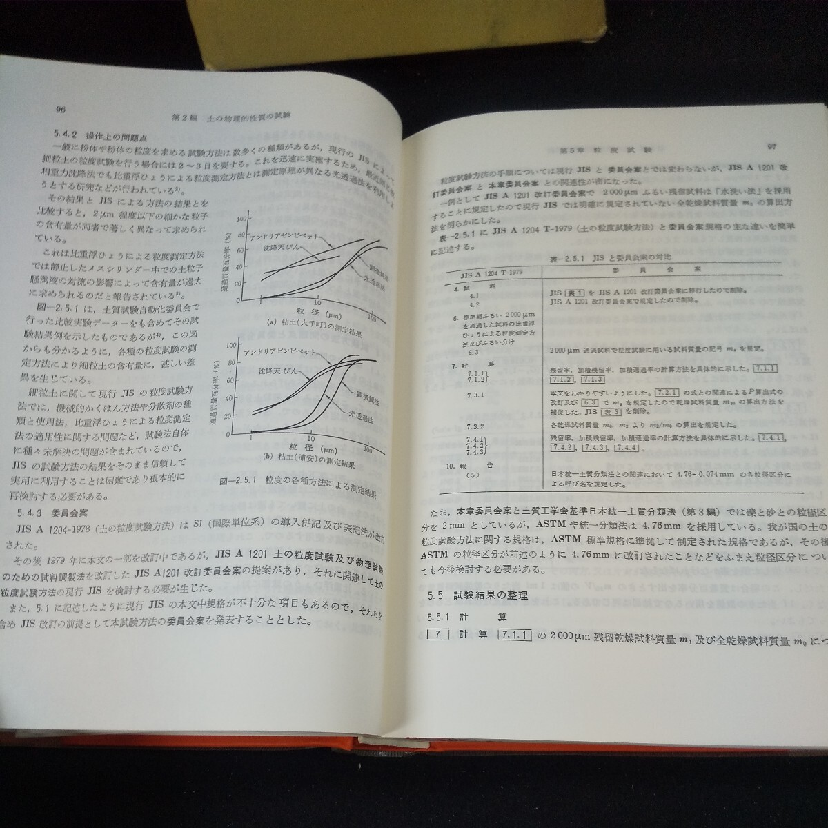 n-614 土質試験法 第2回改訂版 土質工学会編 箱入り 昭和55年発行 土質試験法のしゅるいと試験計画 機器 試料土 土質検査の実施 など※10_画像5