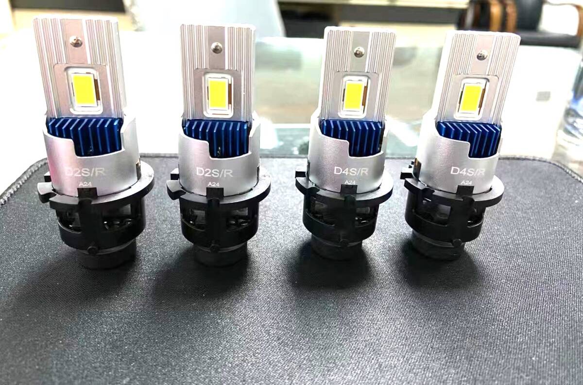 ★NEW-70W★明るさ光量Up/18000lm LEDヘッドライトD2S/D2R/D4R/D4S/HB3/H10/H7/HB4/無加工ポンツケ HIDより明るいLED化 綺麗なカツトラインの画像2