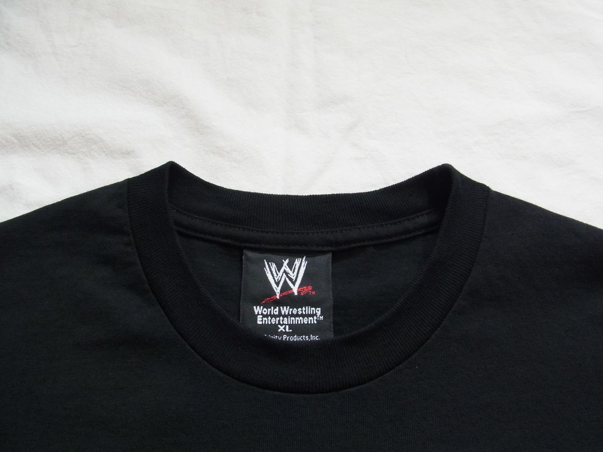 ☆美品・未着用☆ 00s ビンテージ WWE World Wrestling Entertainment LEGENDS Tシャツ sizeXL 黒 ☆USA古着 プロレス WWF 80s 90s OLD_画像4