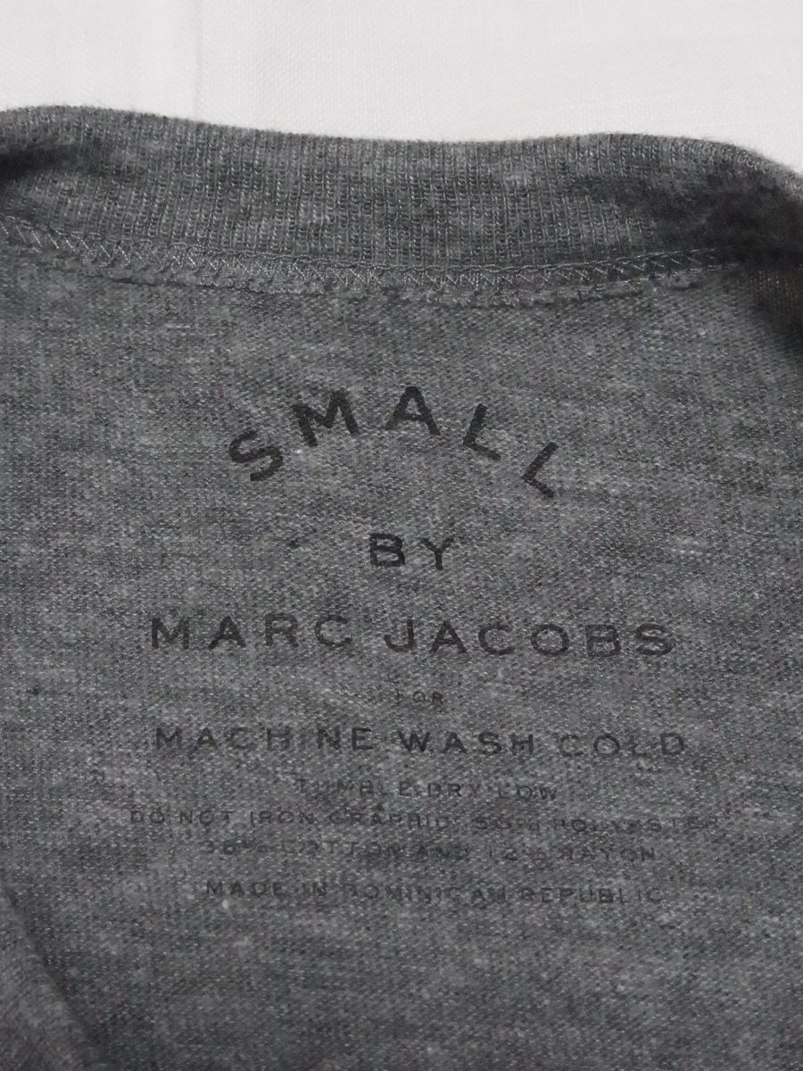 ☆美品・未着用☆ MARC BY MARC JACOBS マーク バイ マーク ジェイコブス LONDON ENGLAND Tシャツ sizeS グレー ☆古着 ユニセックス_画像4