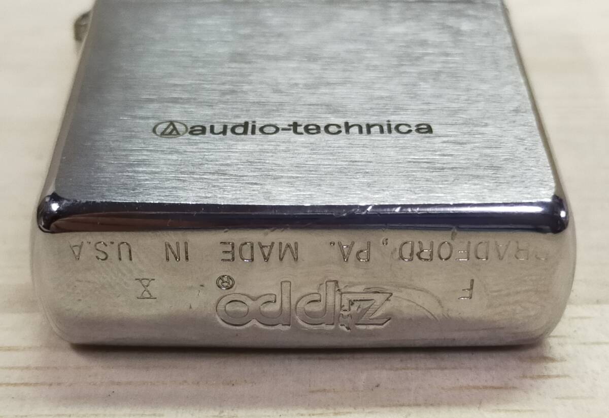 現状品 ヴィンテージ ジッポー ZIPPO audio-technica オーディオテクニカ　１９９４年_画像5