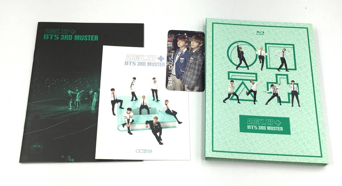 :中古 防弾少年団 BTS 2016 BTS 3rd MUSTER [ARMY.ZIP+] [2DISC] Blu-ray  ディスクキズ無 BOX汚れ有の画像3