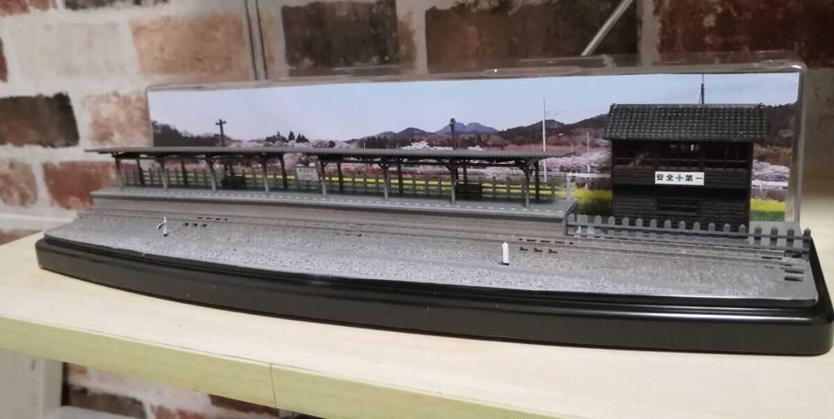 Nゲージジオラマ ローカル駅ホームの画像6