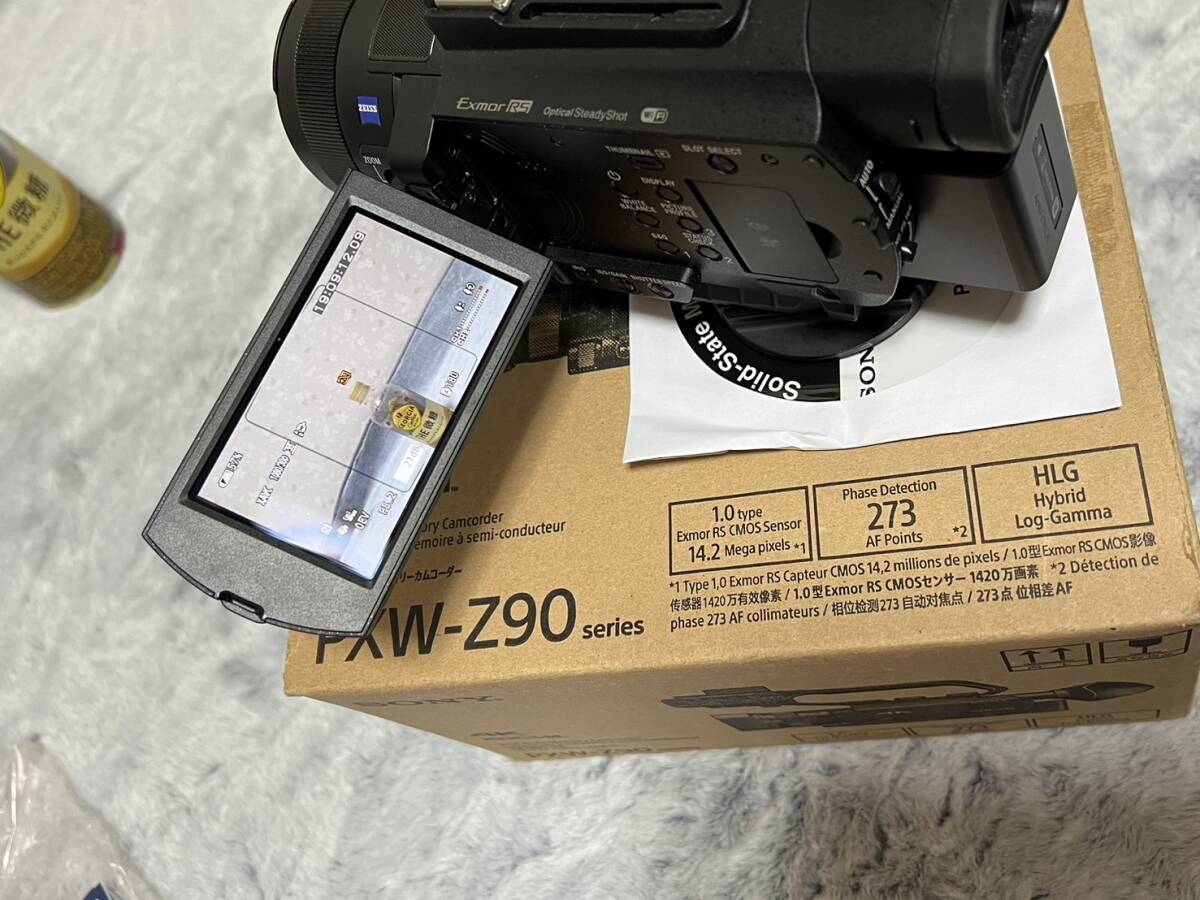 SONY PXW-Z90 業務用ビデオカメラ 2019年製 プロ用 メモリーカムコーダー ハンディカムコーダー ソニー 中古 美品の画像3