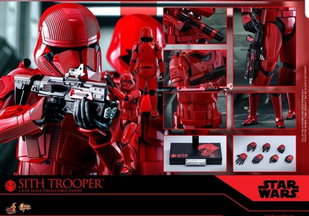 新品未開封ホットトイズMMS544 スター・ウォーズ シス・トルーパー 1/6フィギュア Star Wars The Rise of Skywalker - Sith Trooper 限定版_画像1